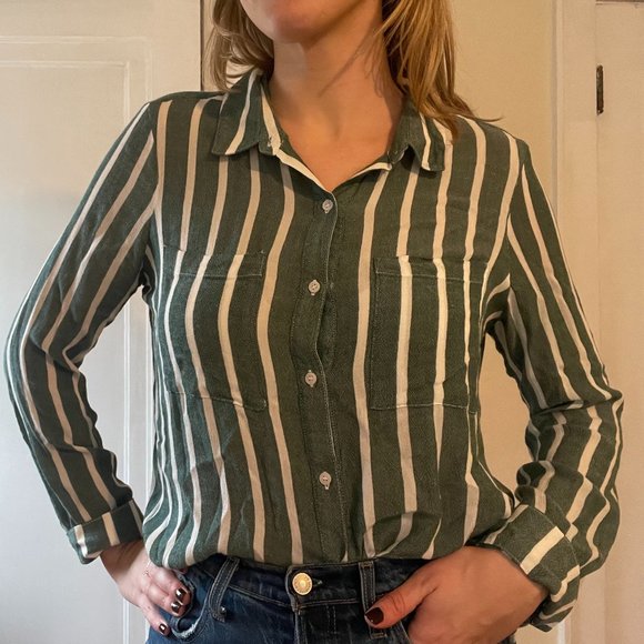 BP Button Down Shirt | Striped Button Down Shirt - Picture 1 of 10